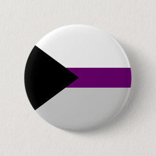 Demisexual Flag sexuality symbol gender identity 6 Cm Round Badge
