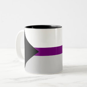 Demisexual Flag sexuality symbol gender identity Two-Tone Coffee Mug