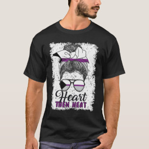 Demisexual Joke Heart Than Heat Demisexual Flag T-Shirt
