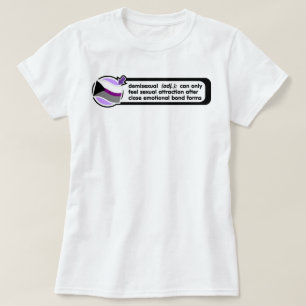 Demisexual Pop-Up Definition Shirt