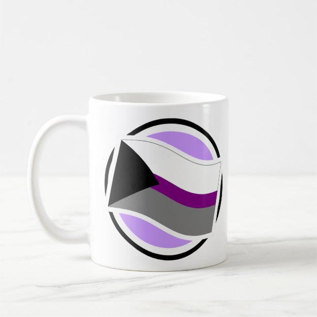 Demisexual Pop-Up Icon Coffee Mug (Left)