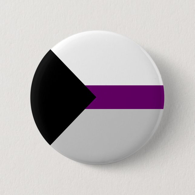 Demisexual Pride Flag  6 Cm Round Badge (Front)