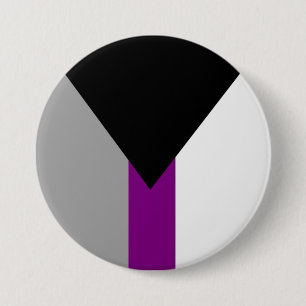 Demisexual Pride Flag 7.5 Cm Round Badge