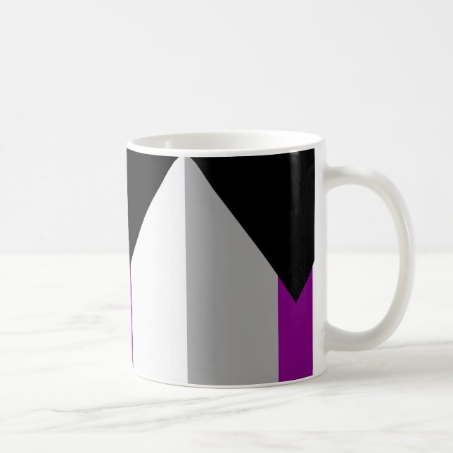 Demisexual Pride Flag Coffee Mug (Right)