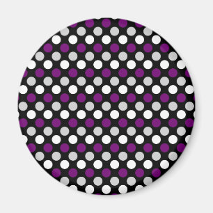 Demisexual Pride Flag Colours Polkadots Magnet