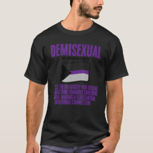 Demisexual Pride Flag Definition T-Shirt