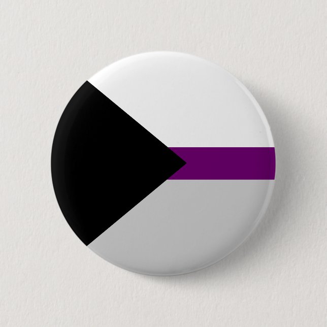 Demisexual Pride Flag LGBT Pride 6 Cm Round Badge (Front)
