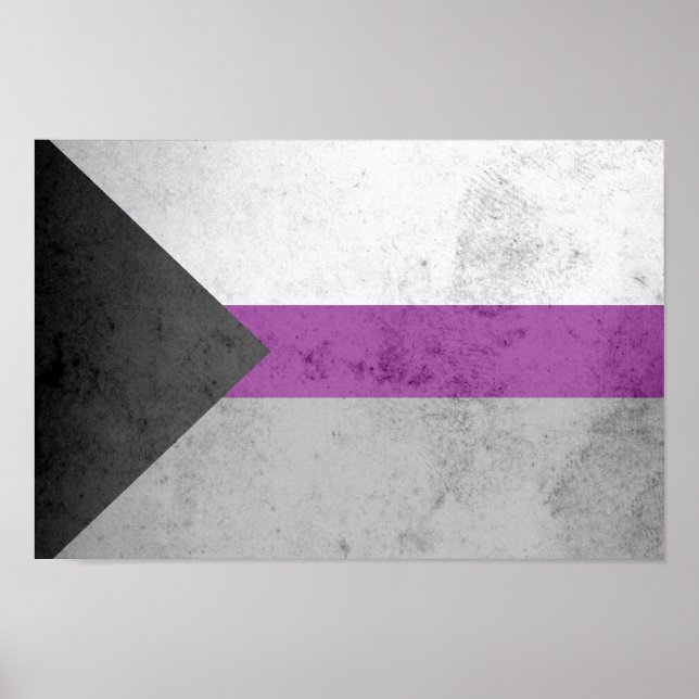 DEMISEXUAL PRIDE FLAG POSTER (Front)