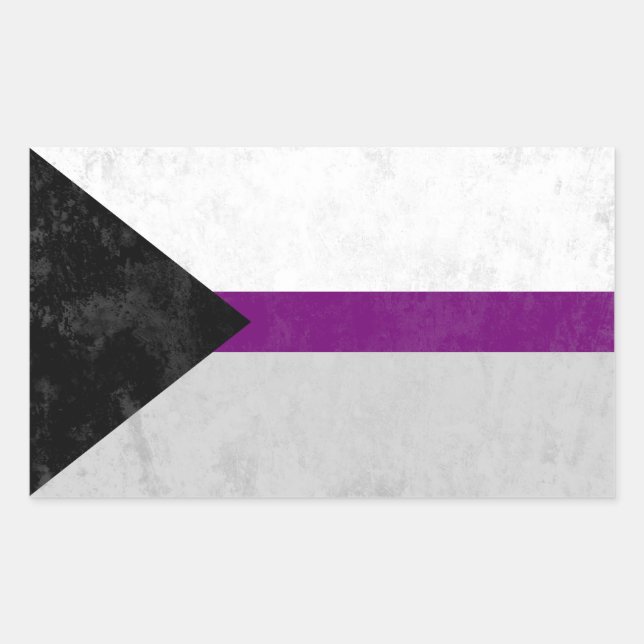 Demisexual Rectangular Sticker (Front)