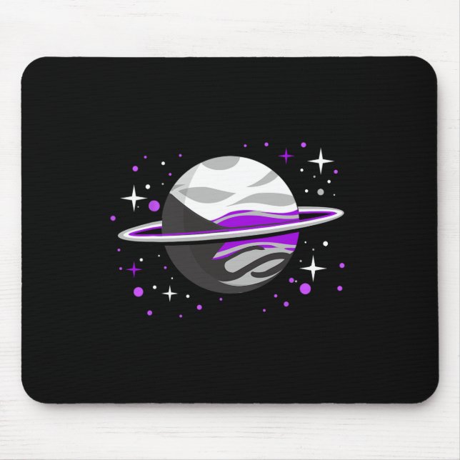 Demiual Outer Space Planet Demiual Pride  Mouse Pad (Front)