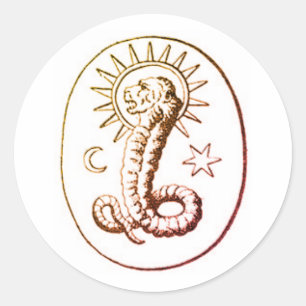 Demiurge Symbol Classic Round Sticker