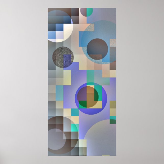 DEMO Abstract Poster ( colour variation ) (Front)