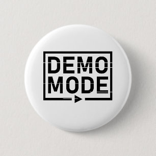 Demo Mode Audio V1 6 Cm Round Badge