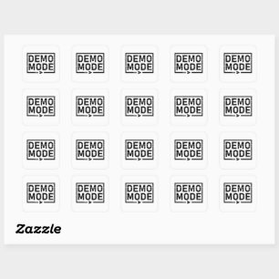 Demo Mode Audio V1 Square Sticker