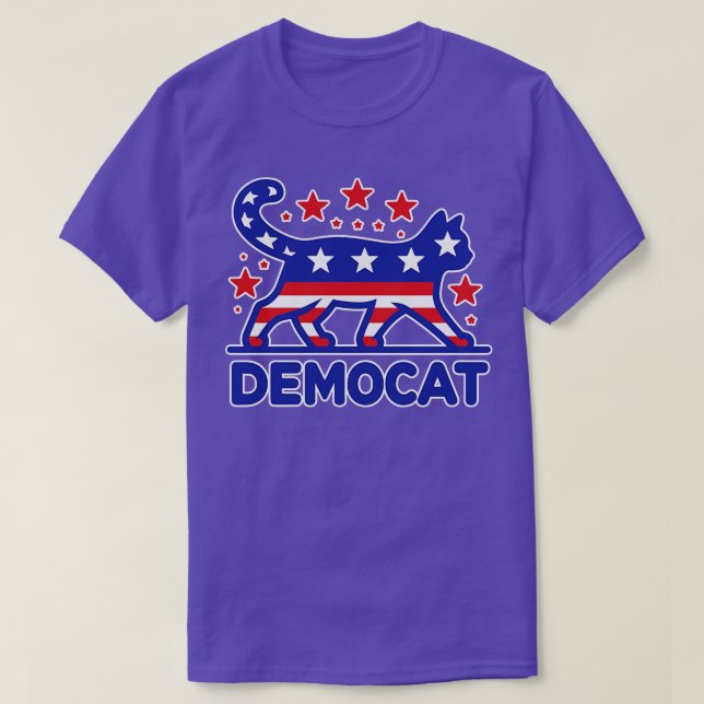 DEMOCAT Cat Ladies For  2024 V2 T-Shirt (Design Front)