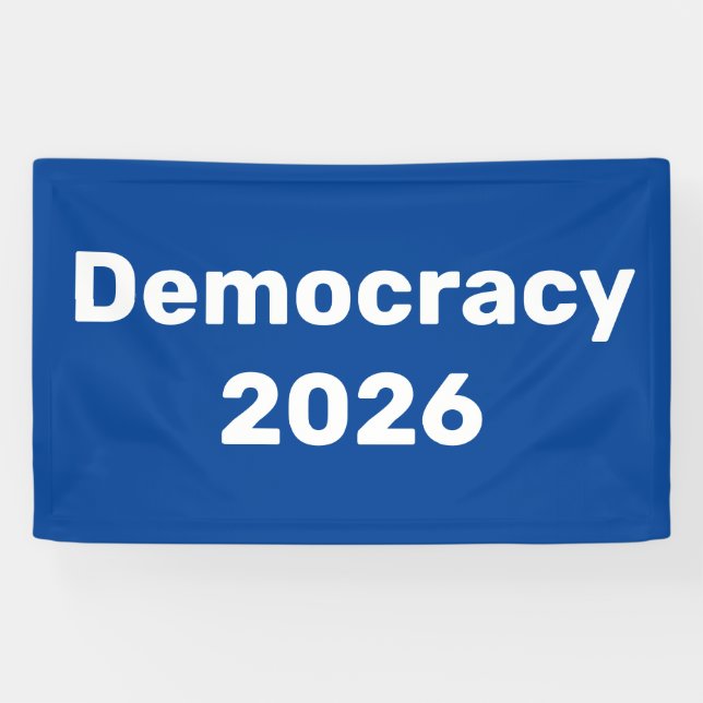 Democracy 2026 Midterm Election Banner (Horizontal)