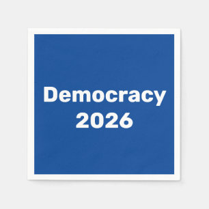 Democracy 2026 Midterm Election Napkin