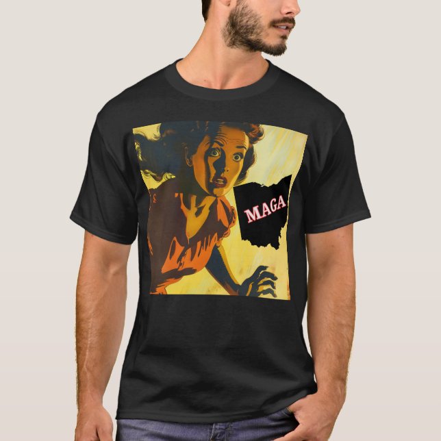 Democracy Anti Maga T-Shirt (Front)