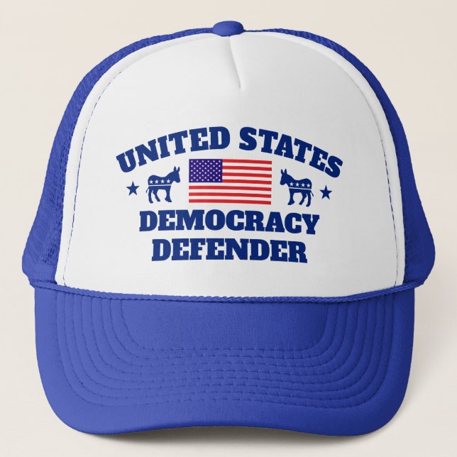 Democracy Defender©™ Trucker Hat (Front)