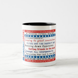 Democracy Forum Exercise Two-Tone Coffee Mug