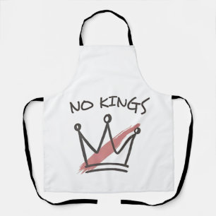 Democracy Has no King Librety Status USA Apron