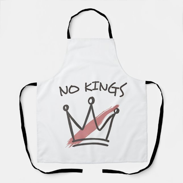 Democracy Has no King Librety Status USA  Apron (Front)
