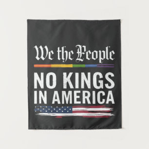 Democracy Has no King Librety Status USA  Tapestry
