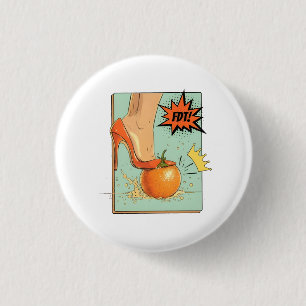 Democracy Has No Kings USA American Protest 3 Cm Round Badge