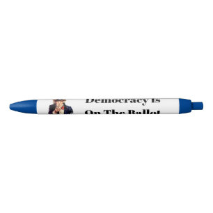 Democracy is on the Ballot 2026 Black Ink Pen