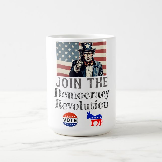 Democracy Revolution Coffee Mug (Center)