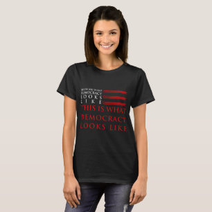 Democracy Women’s Basic Dark T-Shirt