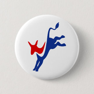 democrat 6 cm round badge
