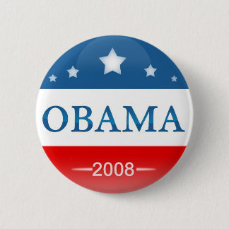 Democrat Barack Obama 2008 6 Cm Round Badge