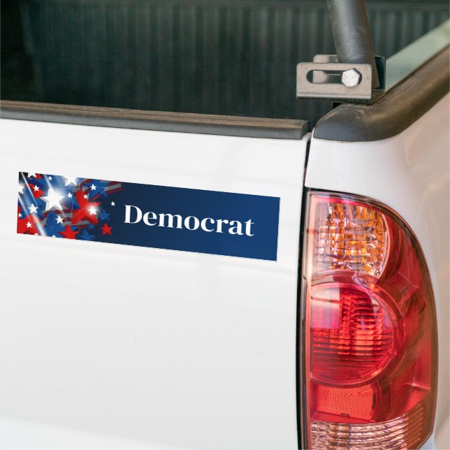 Democrat Bumper Sticker (On Truck)