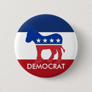 Democrat Button
