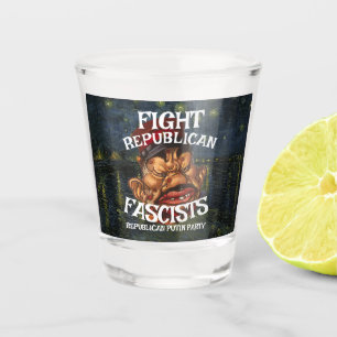 DEMOCRAT CCC WPA LIBERAL PRESIDENT POLITICS 2026 H SHOT GLASS