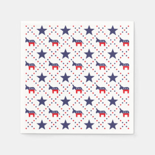 Democrat Diamond Pattern Napkin