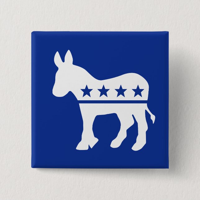 Democrat Donkey Button (Front)