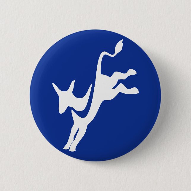 Democrat Donkey Button (Front)