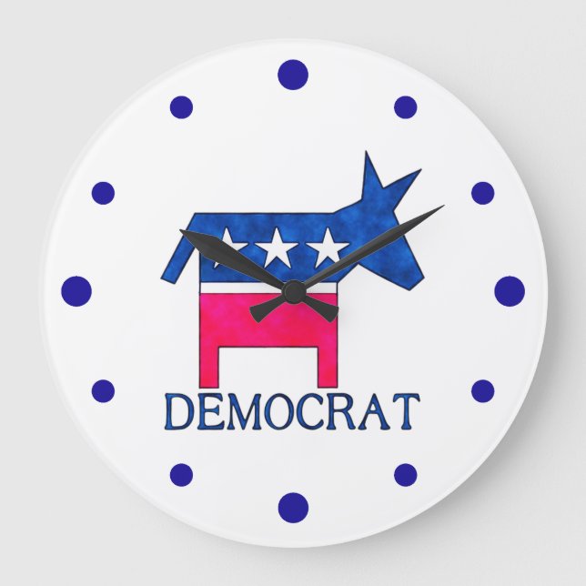 DEMOCRAT DONKEY Clock (Front)