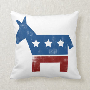 Democrat Donkey logo Cushion