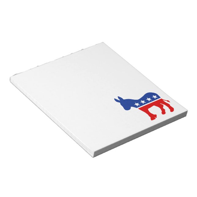 Democrat Donkey Notepad (Angled)