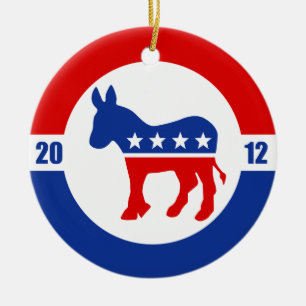 Democrat Donkey Ornament