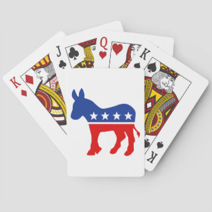 Democrat Donkey Playing Cards