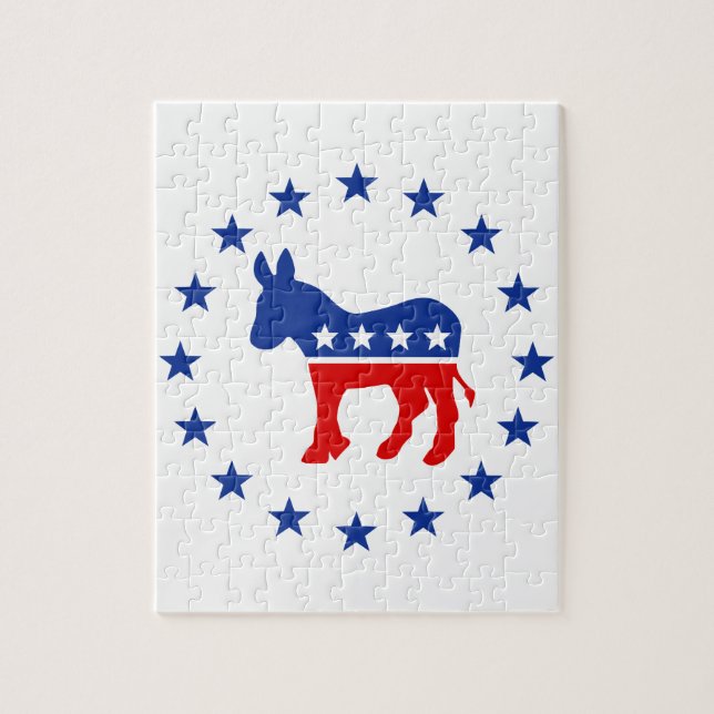 Democrat Donkey Puzzle (Vertical)