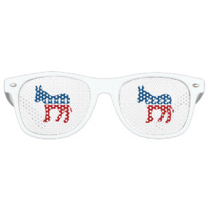 Democrat Donkey Retro Sunglasses