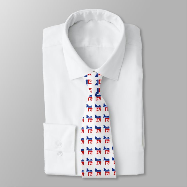 Democrat Donkey Tie (Tied)