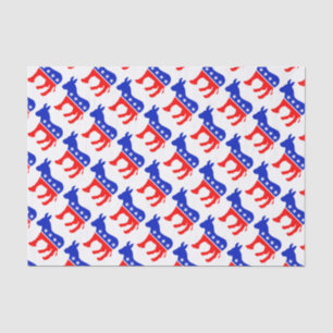 Democrat Donkey Tissue Paper