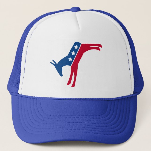 Democrat Donkey Trucker Hat (Front)