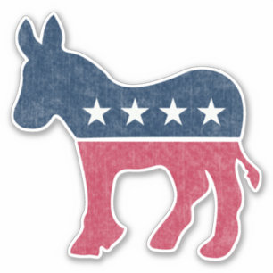 Democrat Donkey Vintage Distressed